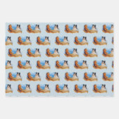 Katzen Poker spielen Rauchen Zigarre Geschenkpapier Set (Vorderseite 3)