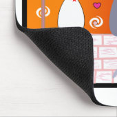 Katzen-Pop-Kunst Mousepad (Ecke)