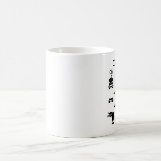 Katzen-Pose-Tasse 2 Kaffeetasse (Mittel)