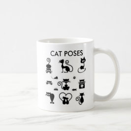 Katzen-Pose-Tasse 2 Kaffeetasse