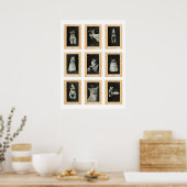 Katzen Poster (Küche)