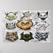Katzen Poster (Vorne)
