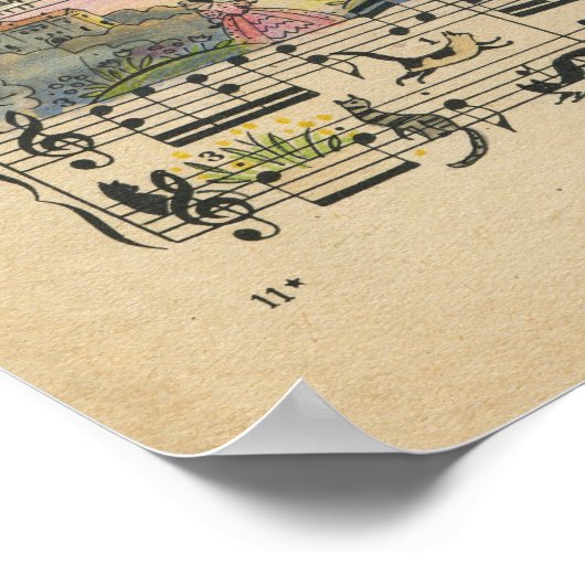 Katzen Poster (Ecke)