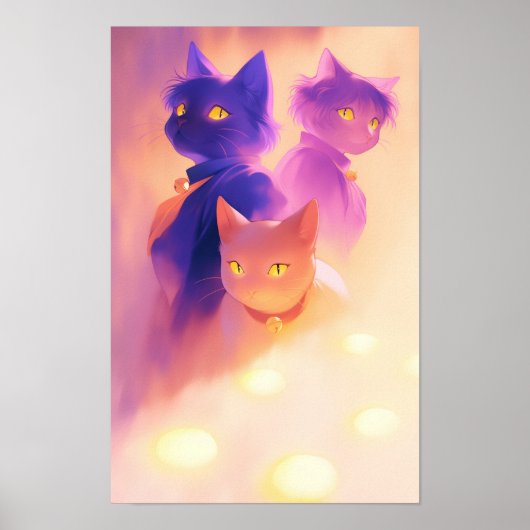 Katzen Poster (Vorne)