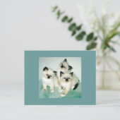 Katzen Postkarte (Stehend Vorderseite)