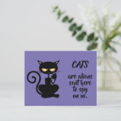 Katzen Postkarte (Stehend Vorderseite)
