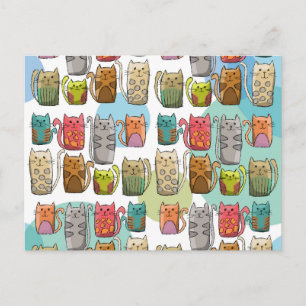 Katzen! Postkarte