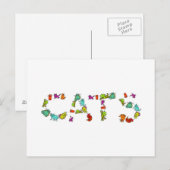 Katzen Postkarte (Vorne/Hinten)