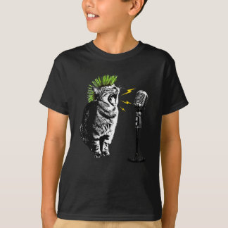 Katzen-Punk, Lustiges Grafik-T-Shirt T-Shirt