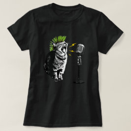 Katzen-Punk, Lustiges Grafik-T-Shirt T-Shirt