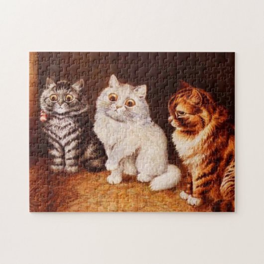 Katzen-Puzzlespiel, Katzen Louis Wain Puzzle (Horizontal)