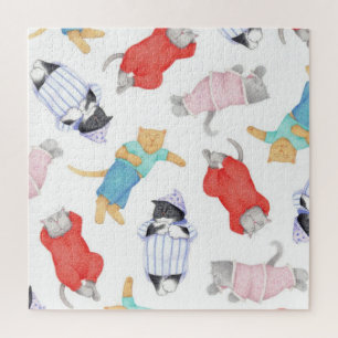 KATZEN-PYJAMAS 50x50cm Puzzle