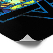 Katzen Rainbow Kitten Überraschung Niedliche Katze Poster (Ecke)