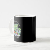 Katzen Rainbow Kitten Überraschung Niedliches Esse Kaffeetasse (Vorderseite Links)