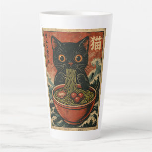 Katzen-Ramen Japanisches Lustiges Grafik Kawaii Ka Milchtasse