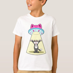 Katzen-Raumschiff T-Shirt