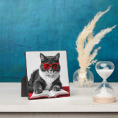 Katzen-Reading-Buch Fotoplatte (InSitu)