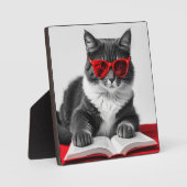 Katzen-Reading-Buch Fotoplatte (Vorderseite)