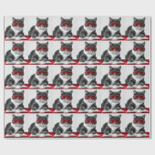 Katzen-Reading-Buch Geschenkpapier (Flach)