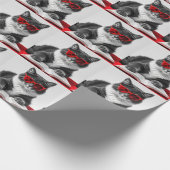 Katzen-Reading-Buch Geschenkpapier (Ecke)