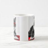 Katzen-Reading-Buch Kaffeetasse (Mittel)