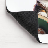 Katzen-Reading-Buch Mousepad (Ecke)