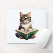Katzen-Reading-Buch Mousepad (Mit Mouse)
