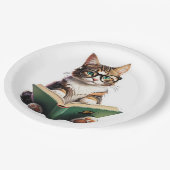 Katzen-Reading-Buch Pappteller (Schrägansicht)