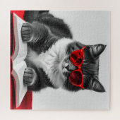 Katzen-Reading-Buch Puzzle (Horizontal)