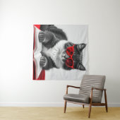 Katzen-Reading-Buch Wandteppich (Beispiel (Horizontal))