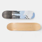 Katzen - Realität Surreal Skateboard (Horizontal)