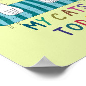 Katzen reden, Gespräche mit den Katzen Poster (Ecke)