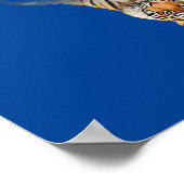 Katzen Reflection Friend Cat Lovers Niedlich Tiger Poster (Ecke)