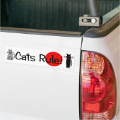 "Katzen-Regel-" Autoaufkleber (Auf Lkw)