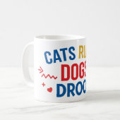 Katzen Regel Kaffeetasse (Vorderseite Links)