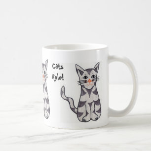 Katzen Regel Kaffeetasse