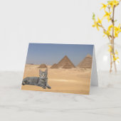 Katzen Regel! Karte (Gelbe Blume)