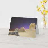 Katzen Regel! Karte (Gelbe Blume)