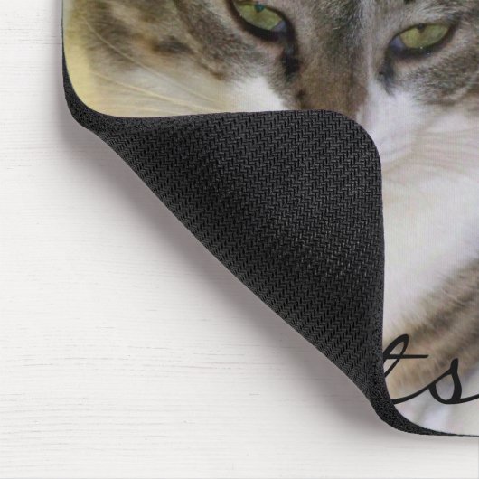 Katzen-Regel Mousepad (Ecke)
