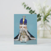 Katzen Regel Postkarte (Stehend Vorderseite)