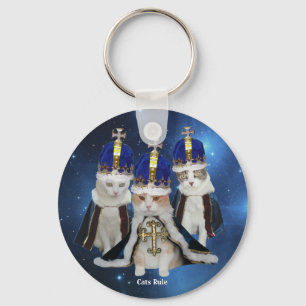 Katzen-Regel Schlüsselanhänger