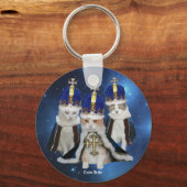 Katzen Regel Schlüsselanhänger (Vorderseite)