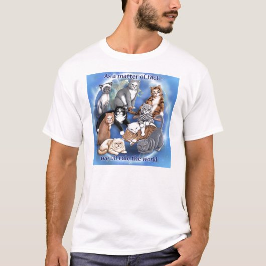 Katzen-Regel-T - Shirt (Vorderseite)