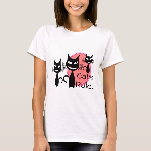 Katzen-Regel!!!!!!!!! T-Shirt (Vorderseite)