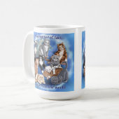 Katzen-Regel-Tasse Kaffeetasse (Vorderseite Links)