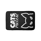Katzen Regeln Badematte (Vorderseite)