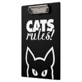 Katzen Regeln Klemmbrett (Links)