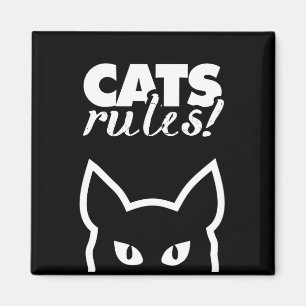 Katzen Regeln Magnet