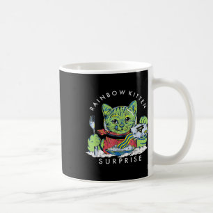 Katzen Regenbogen Kätzchen Überraschung Süß Essen Kaffeetasse