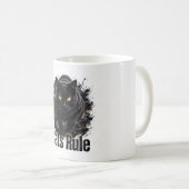 Katzen regieren Kaffeetasse (VorderseiteRechts)